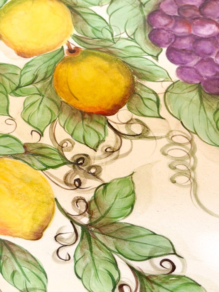 Travessa cerâmica pomar — Yamaguchi Studio (peça única feita à mão por Marisa Yamaguchi)