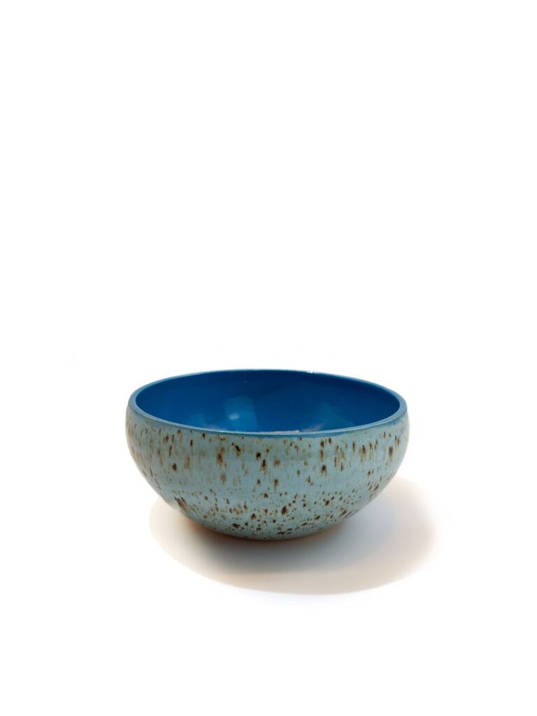 Bowl cerâmica turquesa — Yamaguchi Studio (peça única feita à mão por Marisa Yamaguchi)