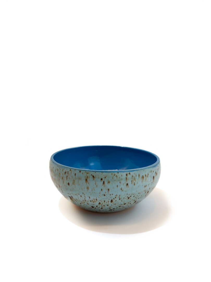 Bowl cerâmica turquesa — Yamaguchi Studio (peça única feita à mão por Marisa Yamaguchi)