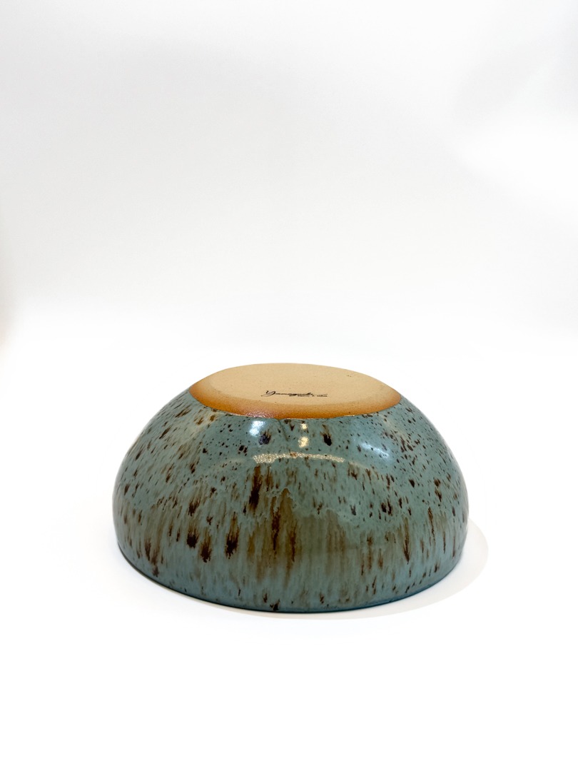 Bowl cerâmica turquesa — Yamaguchi Studio (peça única feita à mão por Marisa Yamaguchi)