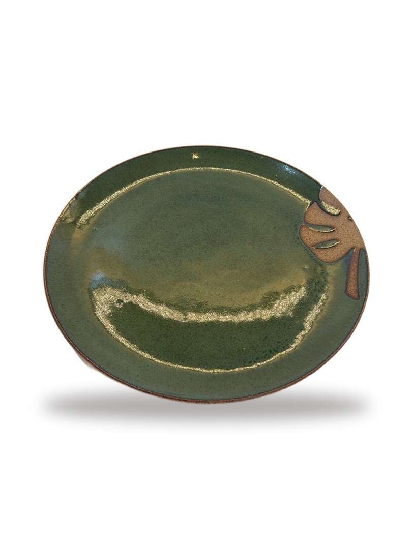 Prato costela de adão floresta, Yamaguchi Studio (peça única feita à mão por Marisa Yamaguchi)