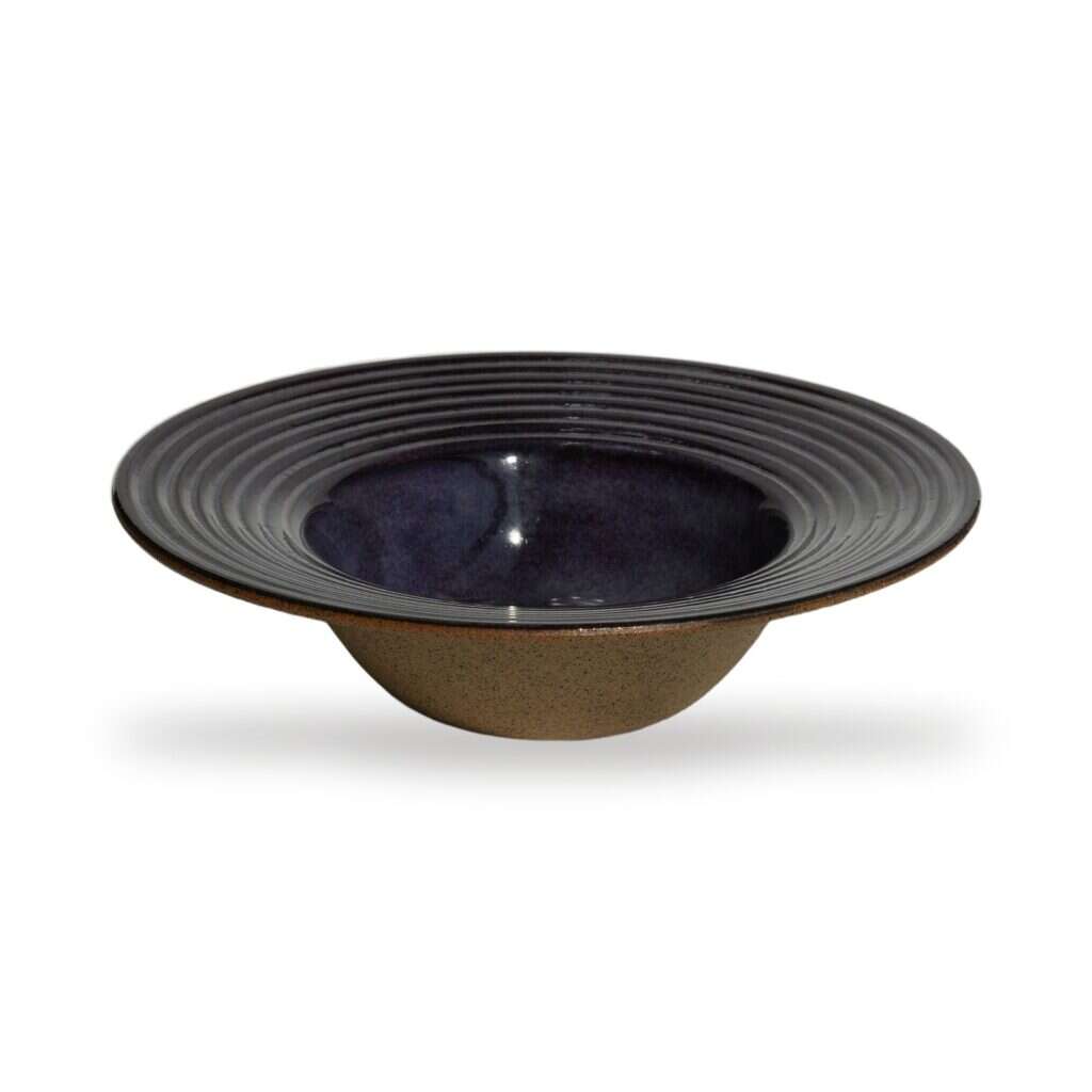 Prato Risoto Roxo, cerâmica feita à mão por Marisa Yamaguchi, vista 3