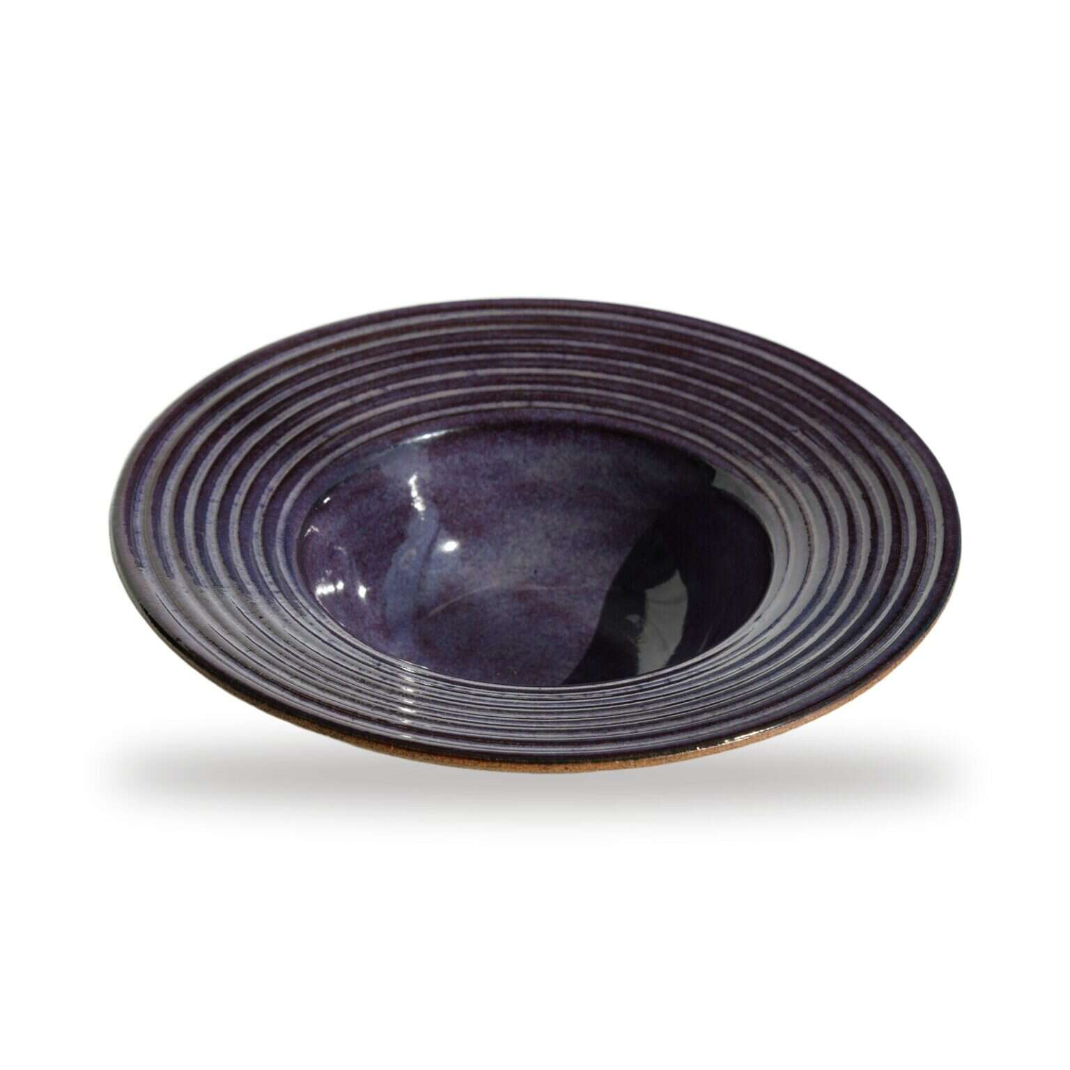 Prato Risoto Roxo, cerâmica feita à mão por Marisa Yamaguchi, vista 5